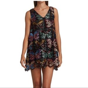 •Free People• Fly Me Away Mini Dress
